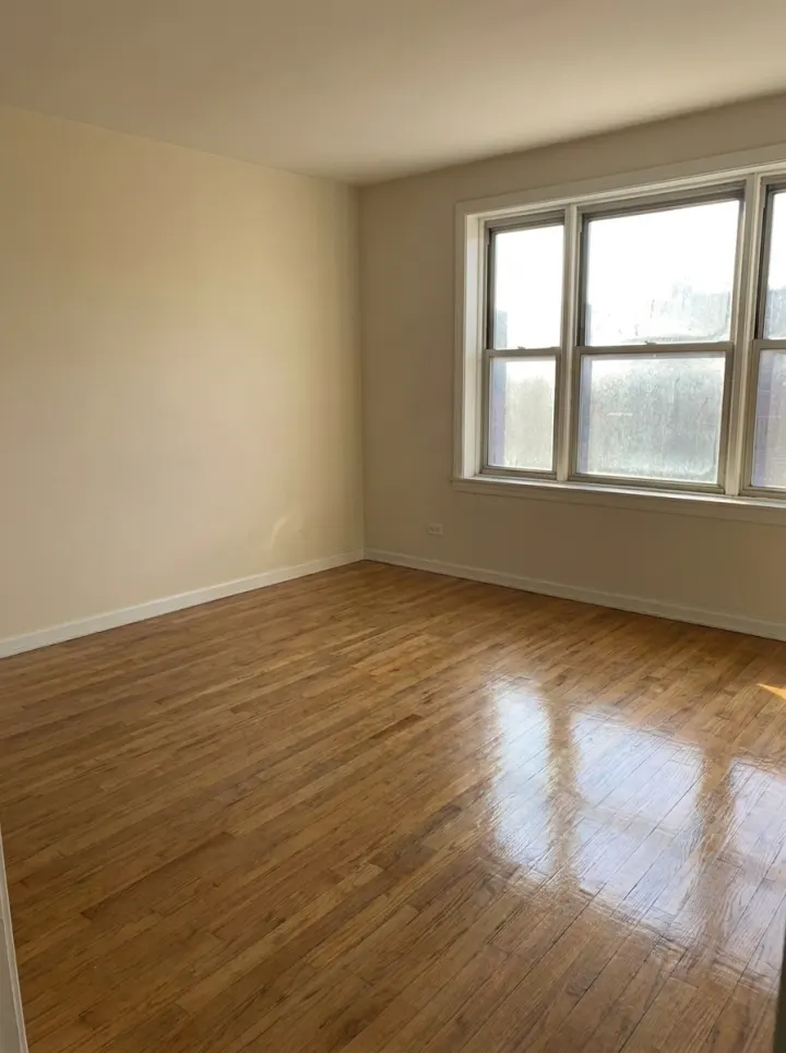 Living area after move-out clean